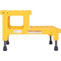 Plate-forme ajustable Step-Mate, 2 marche(s), 23-13/16" la x 22-7/8" lo x 15-1/4" h, Capacit&eacute; 500 lb Pathway Supply LP