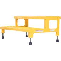 Plate-forme ajustable Step-Mate, 2 marche(s), 36-3/16" la x 22-7/8" lo x 15-1/4" h, Capacit&eacute; 500 lb Pathway Supply LP