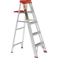 Step Ladder with Paint Tray, 5', Aluminum, 200 lbs. Capacity, Type 3 Pathway Supply LP