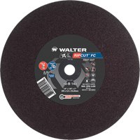 Ripcut Stainless Steel & Steel Cut-Off Wheel for Stationary Saws, 14" x 1/8", 1" Arbor, Type 1, Aluminum Oxide, 4400 RPM Pathway Supply LP