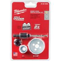 Hole Dozer Door Lock Hole Saw Kit, 4 Pieces Pathway Supply LP