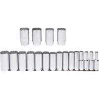 Socket Set, 19 Pcs, 1/2" Drive Size, Deep Pathway Supply LP