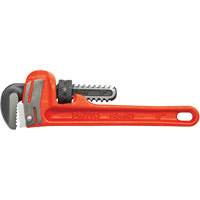 Heavy-Duty Cast Iron Pipe Wrench, 3/4" Jaw Capacity, 6" Long, Powder Coated Finish, None Handle Pathway Supply LP