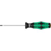 Slotted Screwdriver, 1/8" Tip, Round, 6-5/16" L, Plastic Handle Pathway Supply LP