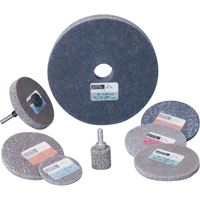 Standard Abrasives 500 Series Soft Density Unitized Wheels, 3" x 1/4", 1/4" Arbor, Medium Grit, Aluminum Oxide Pathway Supply LP