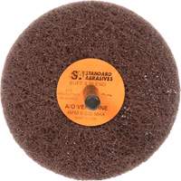 Standard Abrasives Buff & Blend Wheel, 3" Dia. x 1" W, 1/4" Arbor, Aluminum Oxide Pathway Supply LP
