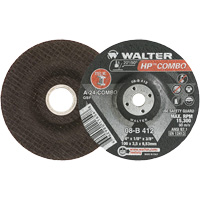 HP Combo Depressed Center Combination Wheel, 4" x 1/8", 3/8" Arbor, Type 27 Pathway Supply LP