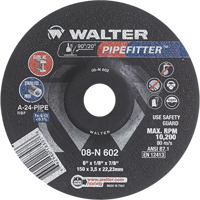 PIPEFITTER Grinding Wheel, 4-1/2" x 1/8", 7/8" Arbor, Type 27 Pathway Supply LP