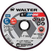 Zip One Cut-Off Wheel, 4-1/2" x 1/32", 7/8" Arbor, Type 1 Pathway Supply LP