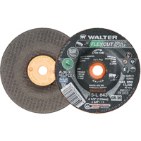 FLEXCUT MILL SCALE Grinding Wheel, 4-1/2", 36 Grit, Aluminum Oxide, 5/8"-11, 13300 RPM, Type 29 Pathway Supply LP