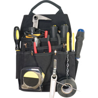 Professional Electrician's Pouches, Multiple Tool Holder, Polyester, 11 Pockets Pathway Supply LP