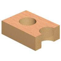 Forets pour trou de passage &agrave; pointes au carbure, Diam&egrave;tre de 2/5" Pathway Supply LP