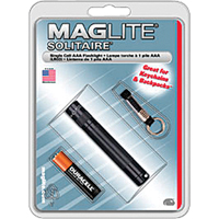 Solitaire&reg; Flashlights, Incandescent, 2 Lumens, AAA Batteries Pathway Supply LP