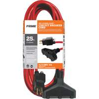 Cordon rallonge en vinyle, Ext&eacute;rieur, SJTW, AWG 14/3, 15 A, 3 prise(s), 25' Pathway Supply LP