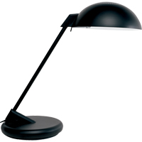 Desk Lamp, 100 W, Incandescent, Black Pathway Supply LP