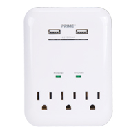 Prime&reg; USB Charger with Surge Protector Pathway Supply LP