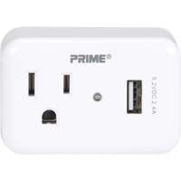 Prime&reg; USB Charger with Surge Protector Pathway Supply LP