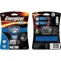Vision Headlamp, LED, 100 Lumens, 10 Hrs. Run Time, AAA Batteries Pathway Supply LP