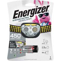 Vision Ultra Industrial Headlamp, LED, 450 Lumens, 2 Hrs. Run Time, AAA Batteries Pathway Supply LP