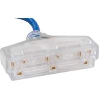 TPE-Rubber Extension Cord with Light Indicator, All-Weather, SJEOW, 14/3 AWG, 15 A, 3 Outlet(s), 25' Pathway Supply LP