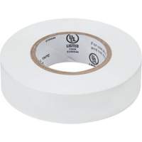 Ruban isolant, 19 mm (3/4") x 18 m (60'), Blanc, 7 mils Pathway Supply LP