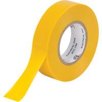 Electrical Tape, 19 mm (3/4") x 18 M (60'), Yellow, 7 mils Pathway Supply LP