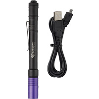 Lampe stylo UV avec port de recharge micro USB Stylus Pro, DEL, Corps en Aluminium, piles Rechargeable, Compris Pathway Supply LP