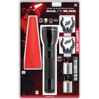 Ensemble de lampes de poche de s&eacute;curit&eacute;, DEL, 487 lumens, Piles D Pathway Supply LP