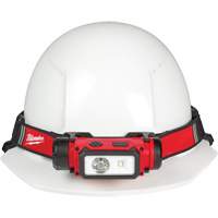REDLITHIUM USB Hardhat Headlamp, LED, 600 Lumens, 5 Hrs. Run Time, Rechargeable Batteries Pathway Supply LP
