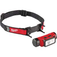 REDLITHIUM USB Hardhat Headlamp, LED, 600 Lumens, 5 Hrs. Run Time, Rechargeable Batteries Pathway Supply LP