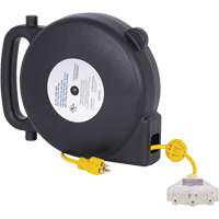 JPCR-1450 ABS Extension Cord Reel, Indoor/Outdoor, SJTW, 14 AWG, 13 A, 45' Pathway Supply LP