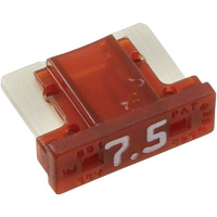 LP MINI&reg; Series Automotive Blade Fuse, Cartridge, 7.5 Amps, 58 V Pathway Supply LP