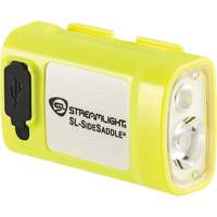 SL-SIDESADDLE&reg; USB Hardhat & Helmet Light, LED, 350/320/400 Lumens, 6.25/7/5 Hrs. Run Time, Rechargeable Batteries Pathway Supply LP