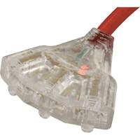 Generator Extension Cord with Tritap, STW, 10 AWG, 3 Outlet(s), 25' Pathway Supply LP