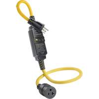 GFCI Cord Set with Automatic Reset, 120 V, 20 A, 3' Cord Pathway Supply LP