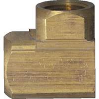 Extruded 90° Elbow Pipe Fitting, FPT, Brass, 1/8" YA811 | Pathway Supply LP