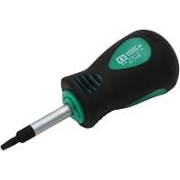 Stubby Square Recess Screwdriver, #1 Tip, Round, 3-1/4" L, Cushion Grip Handle Pathway Supply LP