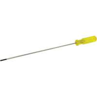 Electrician's Slotted Screwdriver, 3/16" Tip, Round, 15-1/2" L, Plastic Handle Pathway Supply LP